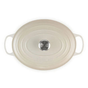 Panela Le Creuset Oval Signature Meringue 6,3L 31cm