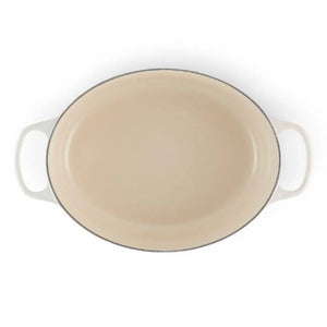 Panela Le Creuset Oval Signature Meringue 6,3L 31cm