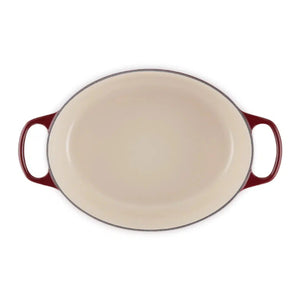 Panela Le Creuset Oval Signature Rhone com Pegador Dourado 6,3L 31cm