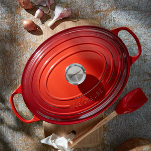 Panela Le Creuset Oval Signature Vermelha 6,3L 31cm