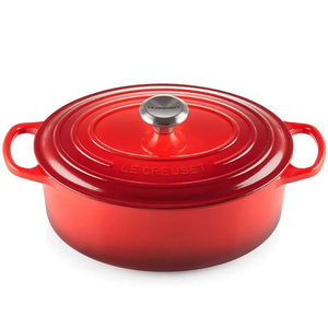 Panela Le Creuset Oval Signature Vermelha 8L 35cm