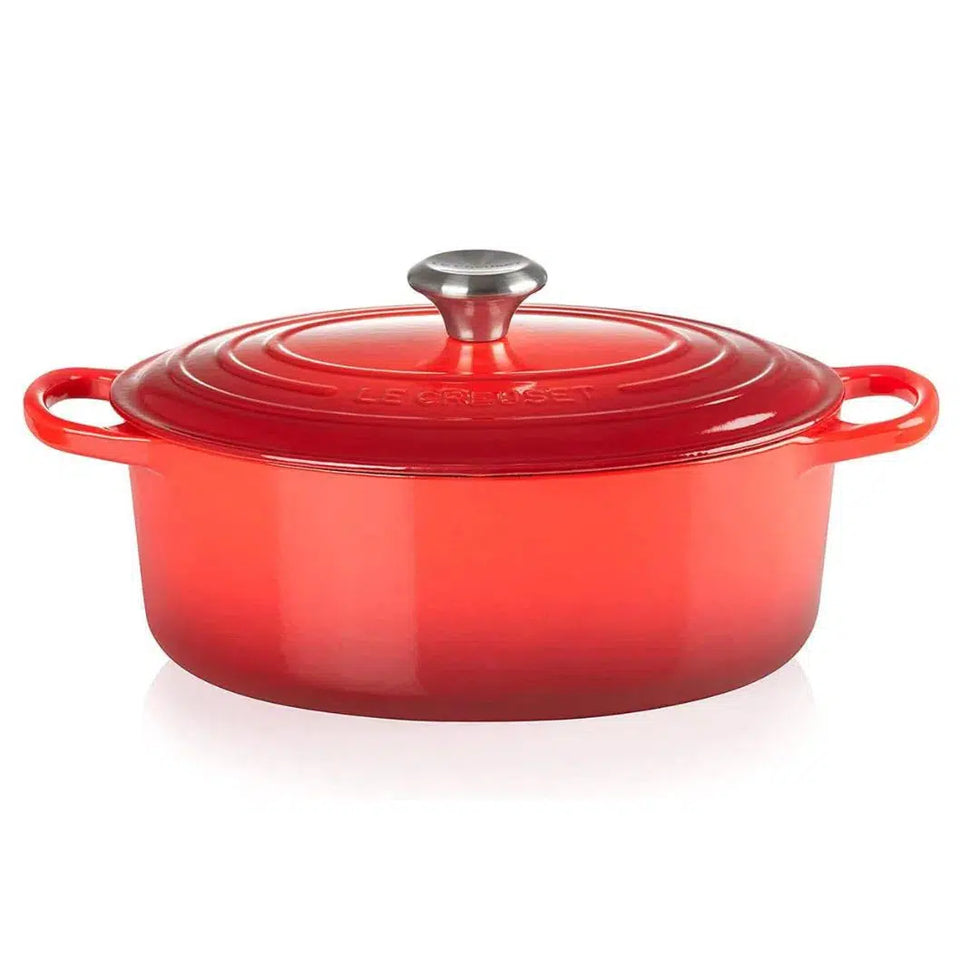 Panela Le Creuset Oval Signature Vermelha 8L 35cm