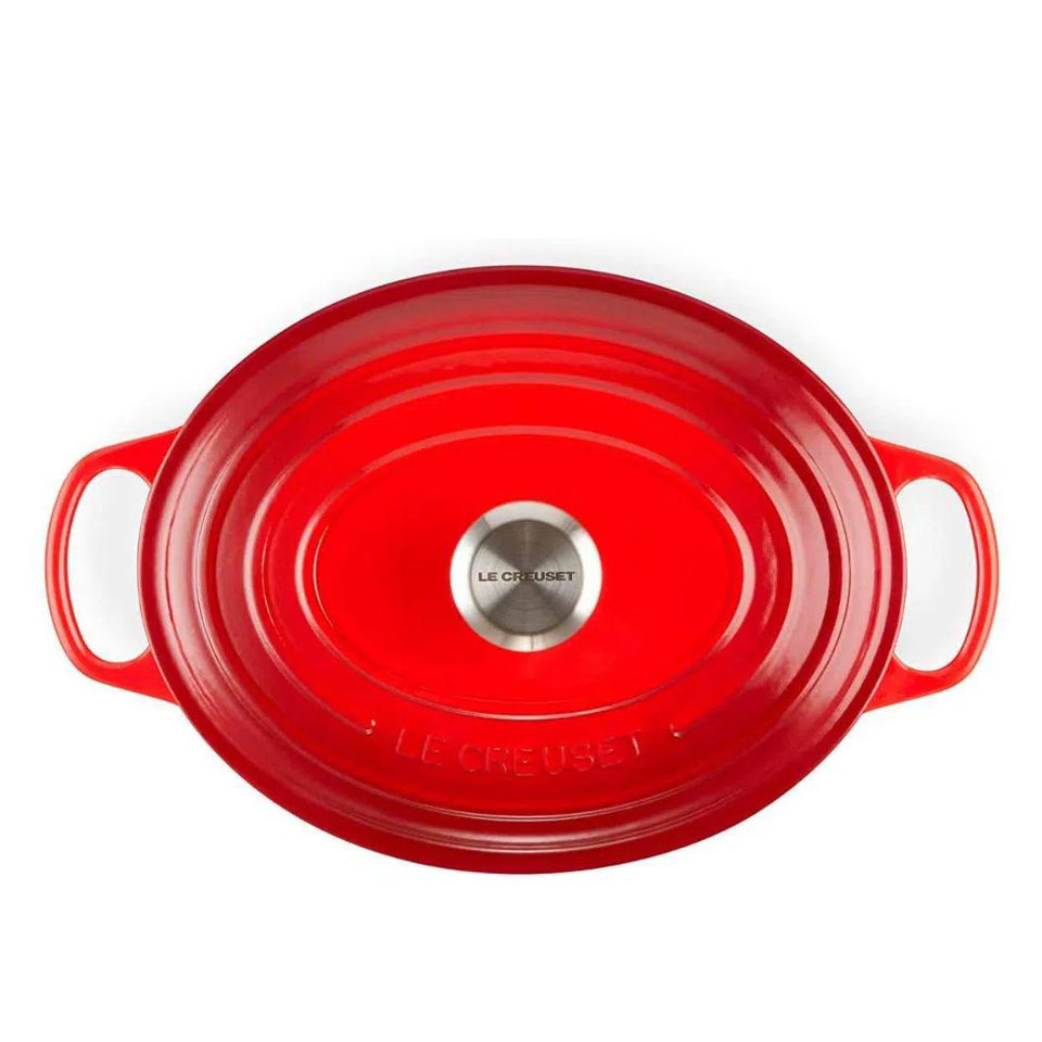 Panela Le Creuset Oval Signature Vermelha 8L 35cm