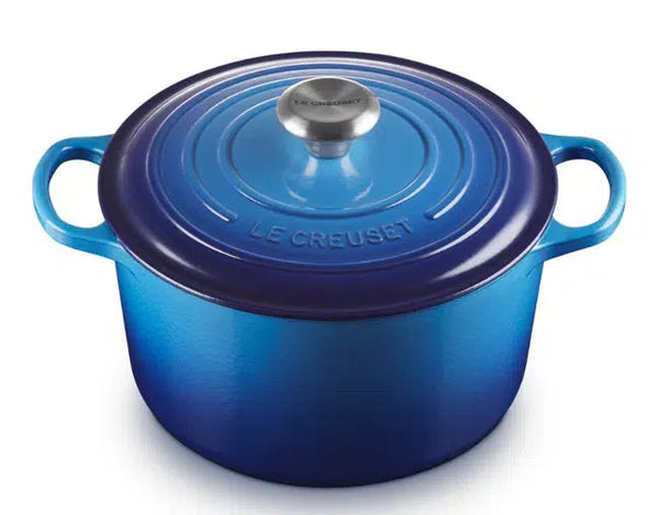 Panela Le Creuset Redonda Funda Signature Azure Blue 5,2L 24cm