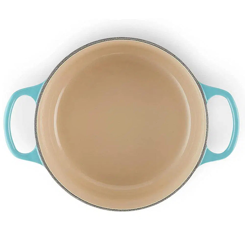 Panela Le Creuset Redonda Signature Azul Caribe 3,3L 22cm