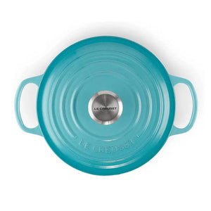 Panela Le Creuset Redonda Signature Azul Caribe 3,3L 22cm