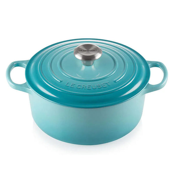 Panela Le Creuset Redonda Signature Azul Caribe 5,3L 26cm