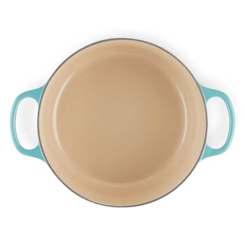 Panela Le Creuset Redonda Signature Azul Caribe 5,3L 26cm