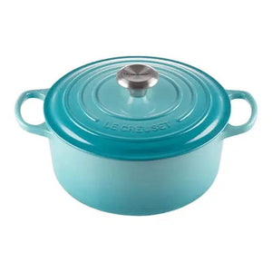 Panela Le Creuset Redonda Signature Azul Caribe 6,7L 28cm