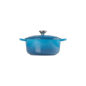 Panela Le Creuset Redonda Signature Azul Marseille 1,3L 16cm