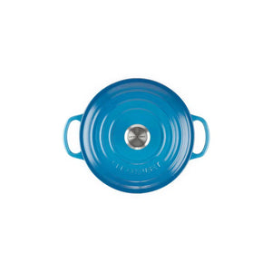 Panela Le Creuset Redonda Signature Azul Marseille 1,3L 16cm