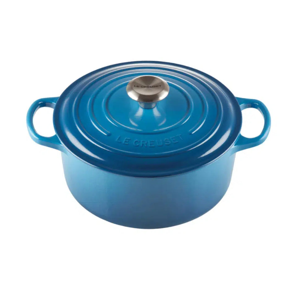 Panela Le Creuset Redonda Signature Azul Marseille 1,8L 18cm