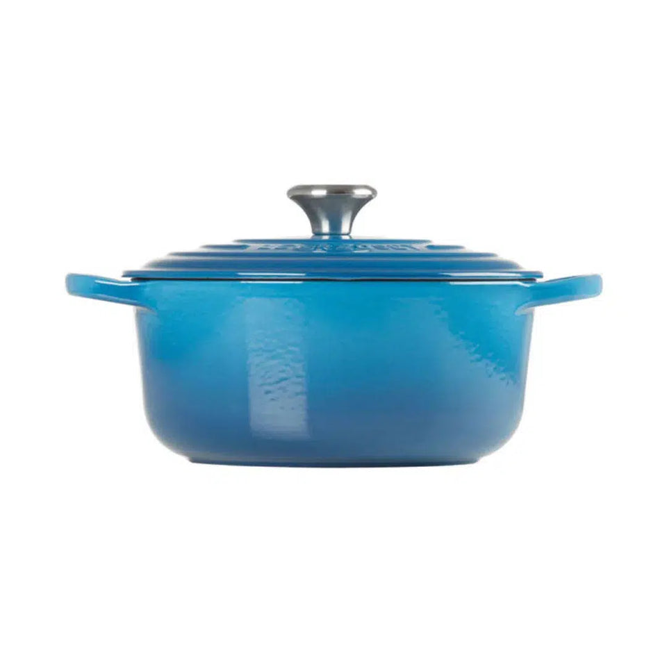 Panela Le Creuset Redonda Signature Azul Marseille 1,8L 18cm