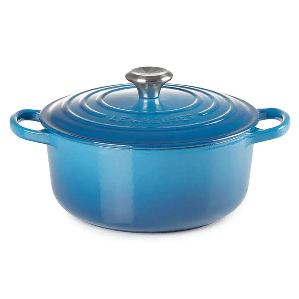 Panela Le Creuset Redonda Signature Azul Marseille 2,4L 20cm