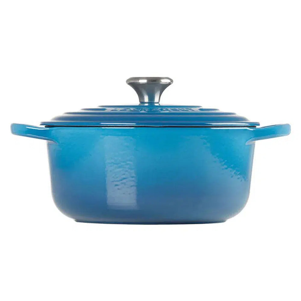 Panela Le Creuset Redonda Signature Azul Marseille 2,4L 20cm