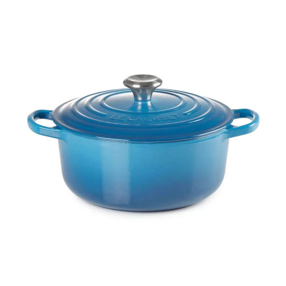 LE CREUSET　浅鍋　23cm　ブルー Panela Le Creuset Redonda Signature Azul Marseille 2,4L 20Cm Le