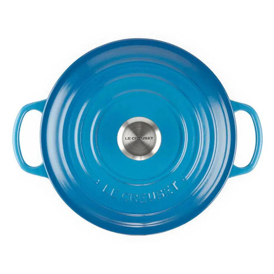 Panela Le Creuset Redonda Signature Azul Marseille 2,4L 20cm