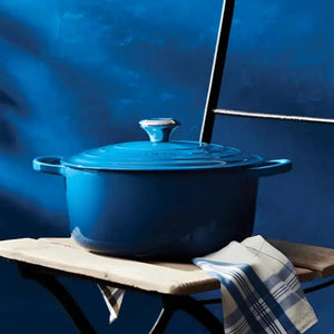 Panela Le Creuset Redonda Signature Azul Marseille 3,3L 22cm