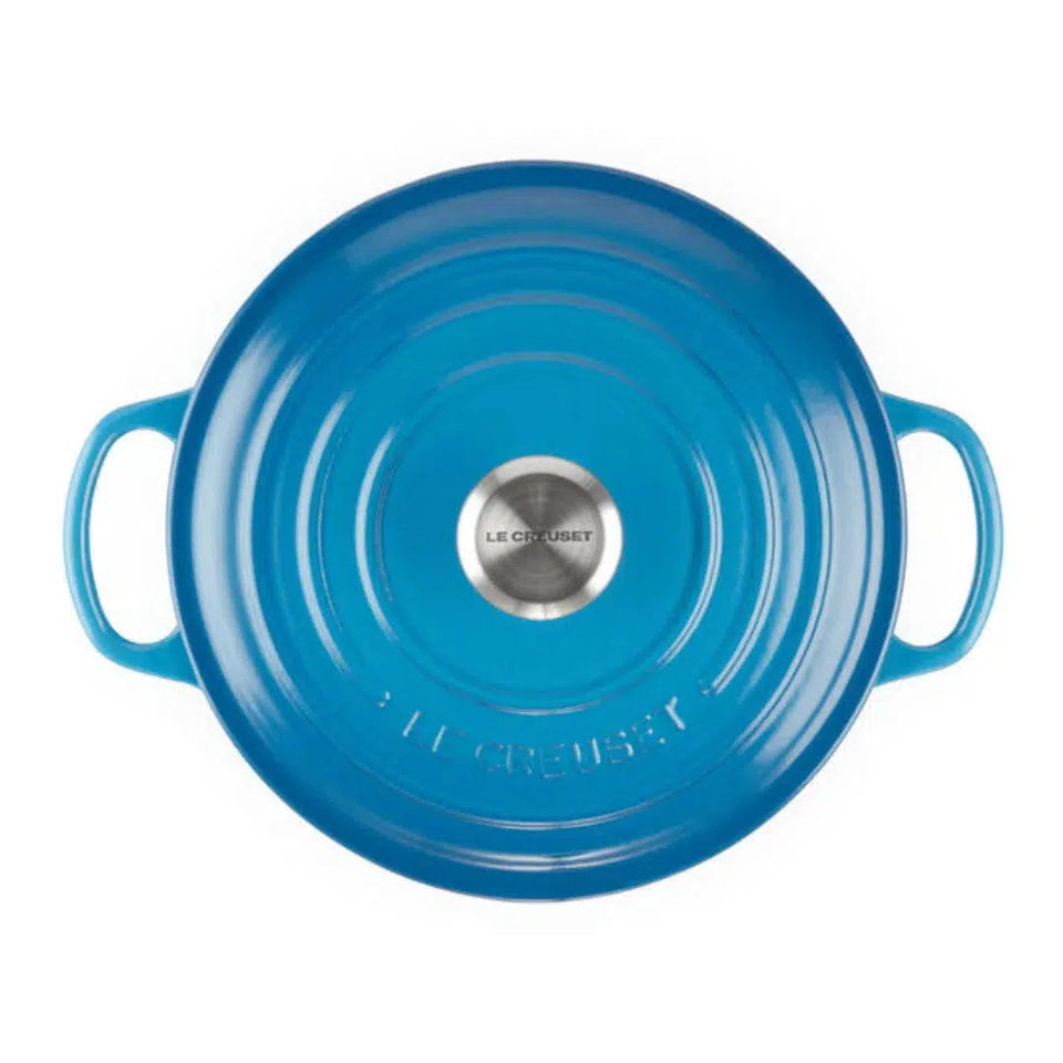 Panela Le Creuset Redonda Signature Azul Marseille 3,3L 22cm