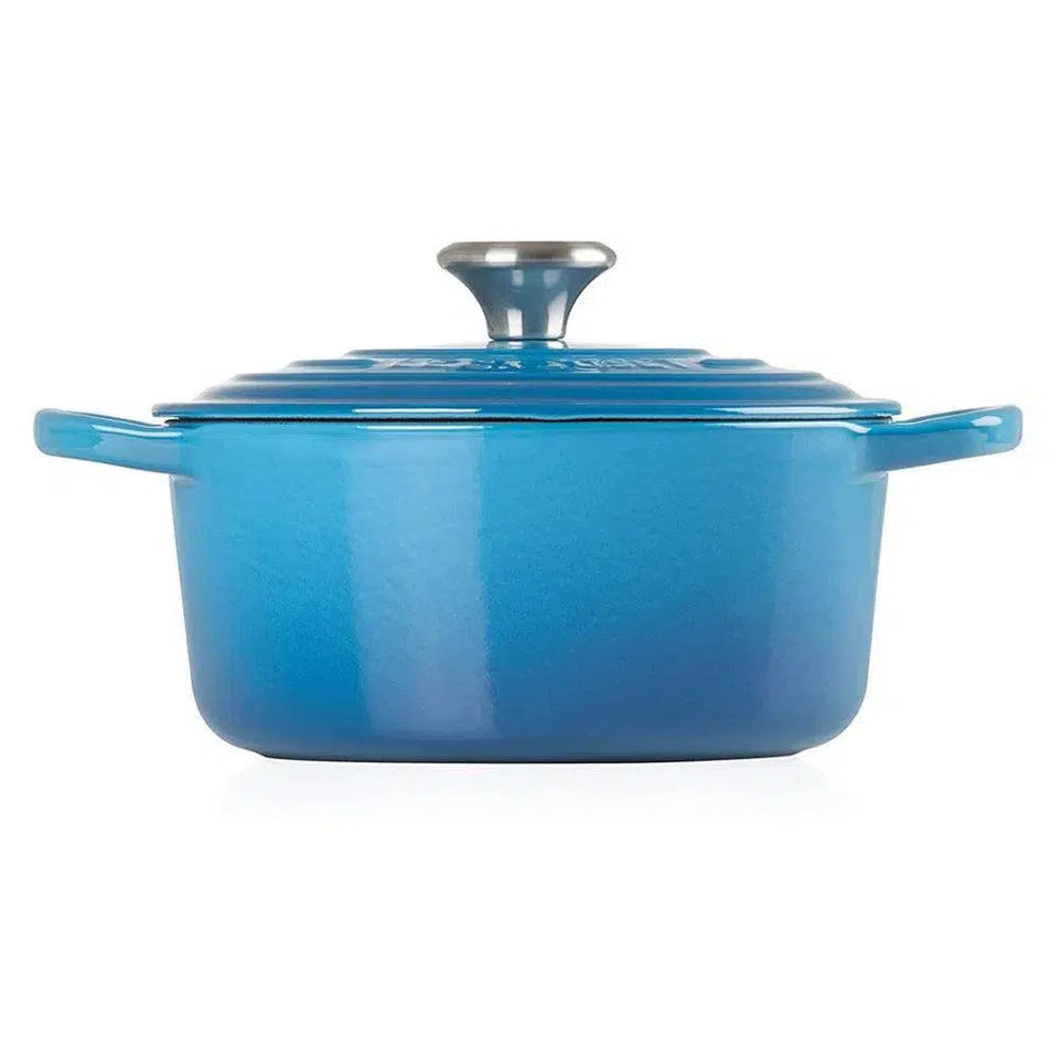 Panela Le Creuset Redonda Signature Azul Marseille 3,3L 22cm