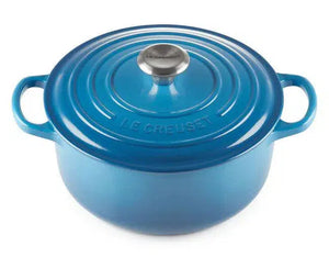 Panela Le Creuset Redonda Signature Azul Marseille 4,2L 24cm