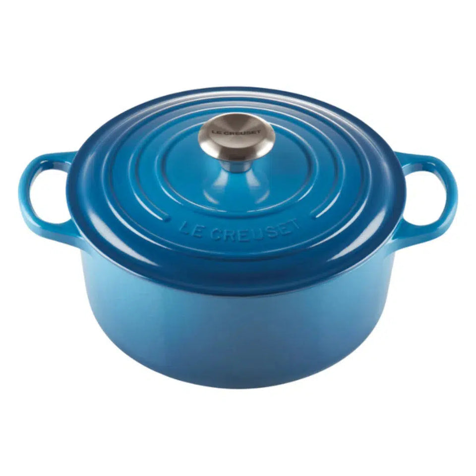Panela Le Creuset Redonda Signature Azul Marseille 4,2L 24cm