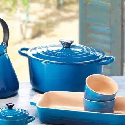 Panela Le Creuset Redonda Signature Azul Marseille 5,3L 26cm