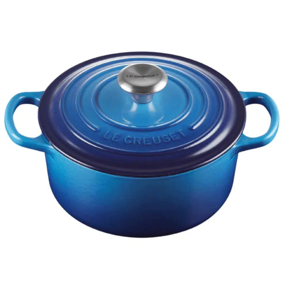 Panela Le Creuset Redonda Signature Azure 1,8L 18cm