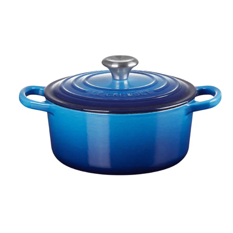 Panela Le Creuset Redonda Signature Azure 4,2L 24cm