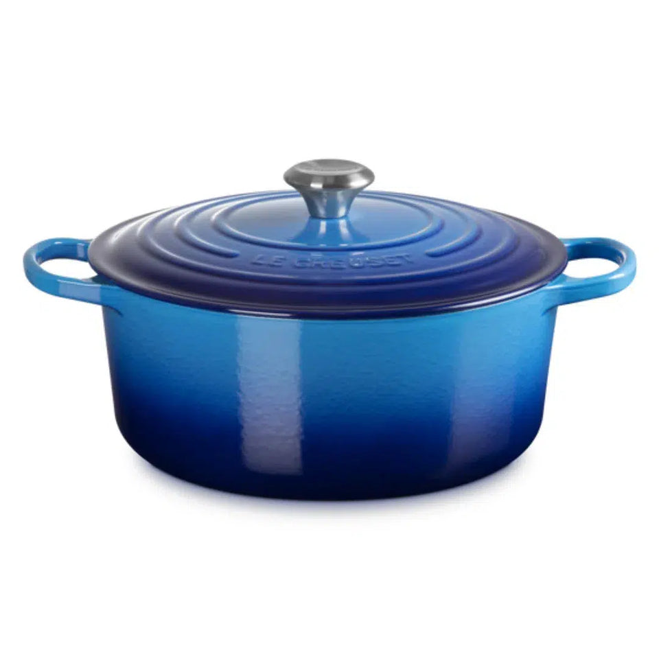 Panela Le Creuset Redonda Signature Azure 8,4L 30cm