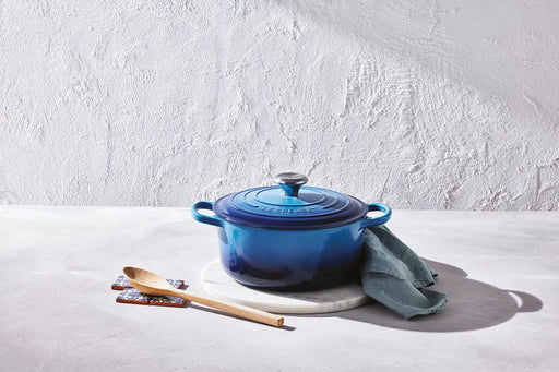 Panela Le Creuset Redonda Signature Azure Blue 1,3L 16cm