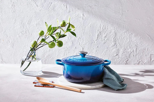 Panela Le Creuset Redonda Signature Azure Blue 4,2L 24cm