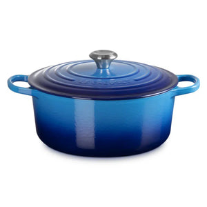 Panela Le Creuset Redonda Signature Azure Blue 8,4L 30cm