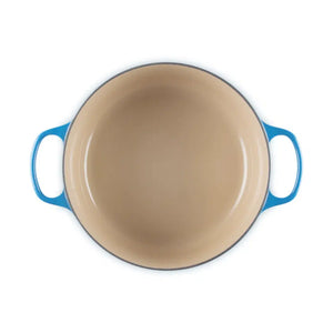 Panela Le Creuset Redonda Signature Azure Blue 8,4L 30cm