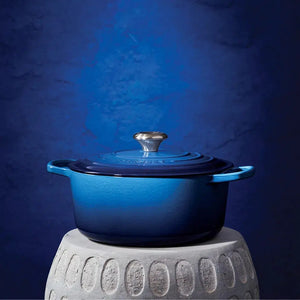 Panela Le Creuset Redonda Signature Azure Blue 8,4L 30cm