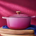 Panela Le Creuset Redonda Signature Berry 5,3L 26cm