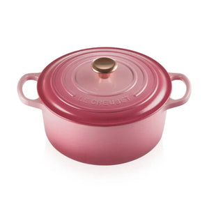 Panela Le Creuset Redonda Signature Berry com Pegador Cobre 3,3L 22cm