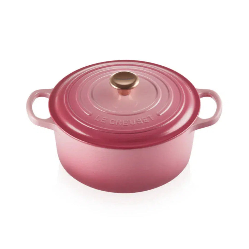 Panela Le Creuset Redonda Signature Berry com Pegador de Cobre 2,4L 20cm