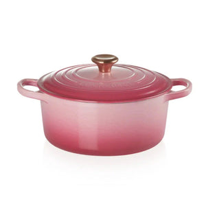 Panela Le Creuset Redonda Signature Berry com Pegador de Cobre 4,2L 24cm