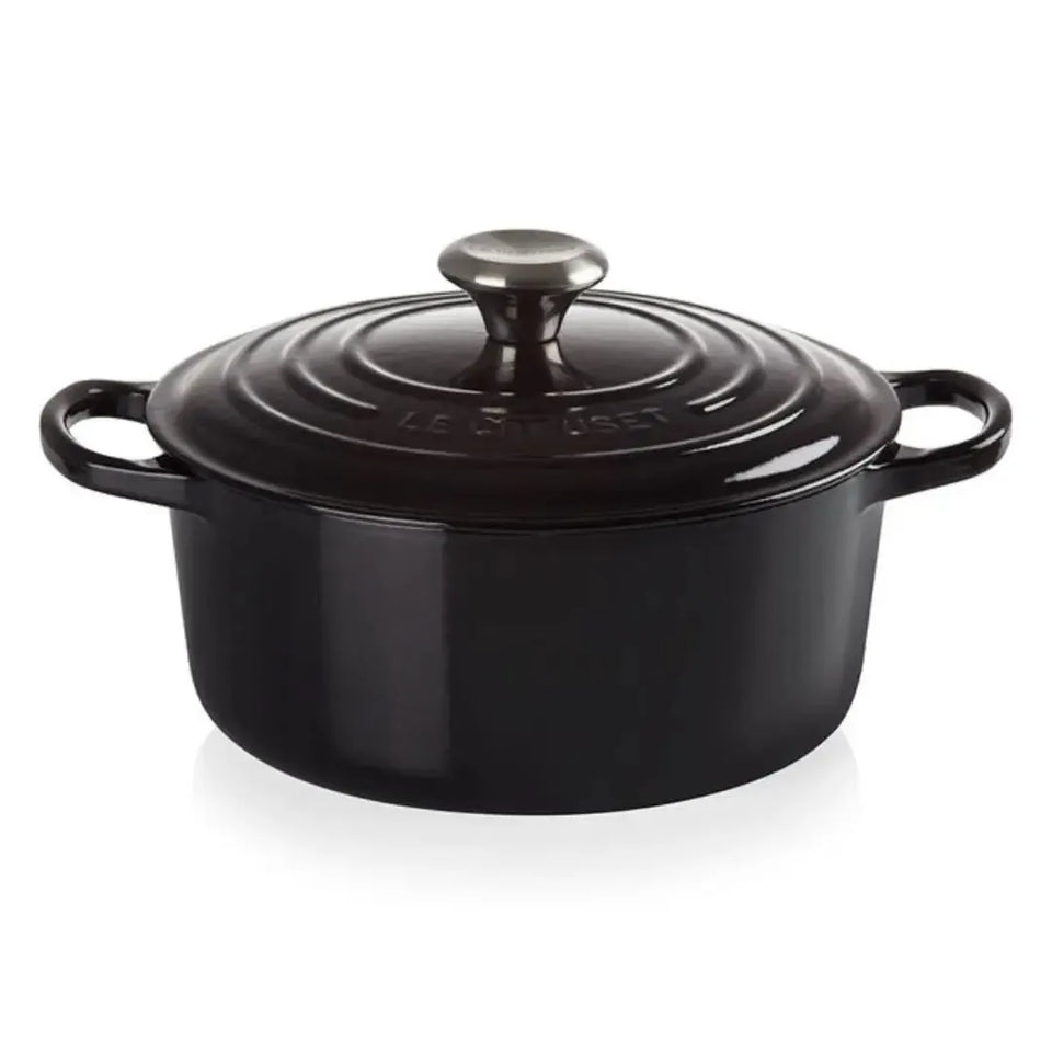 Panela Le Creuset Redonda Signature Black Onyx 2,4L 20cm
