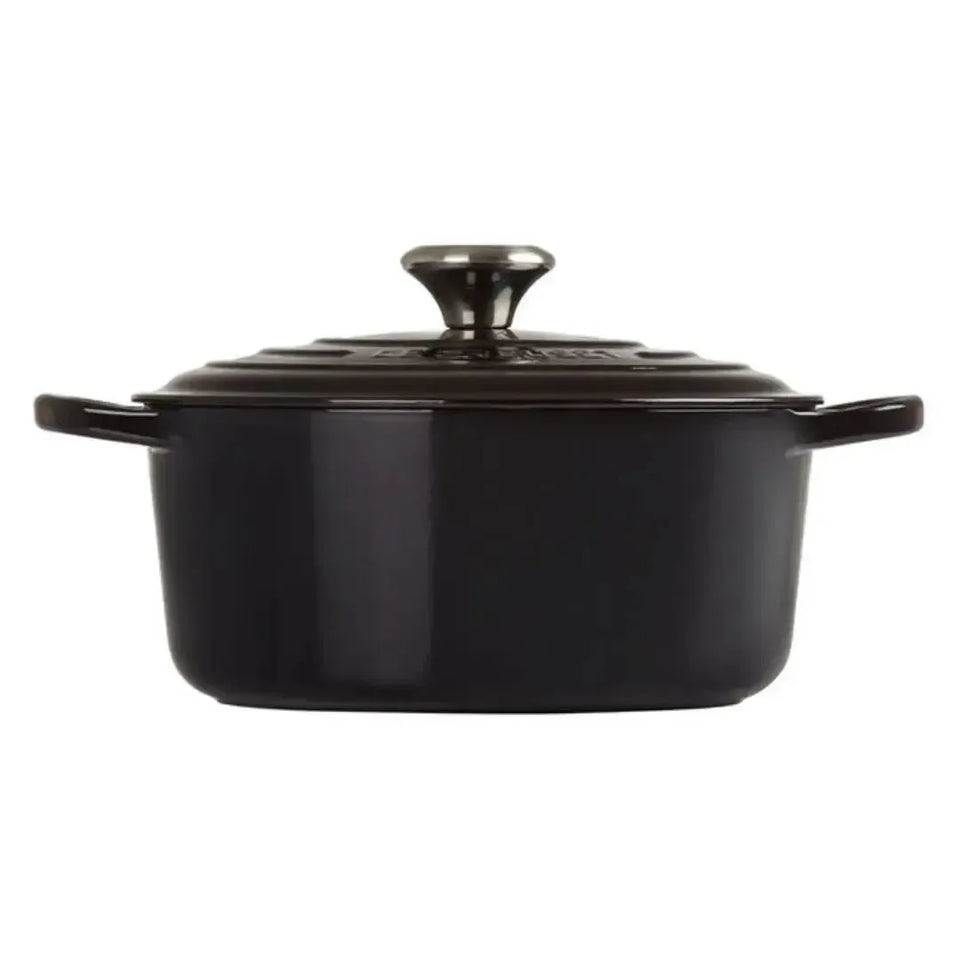 Panela Le Creuset Redonda Signature Black Onyx 2,4L 20cm