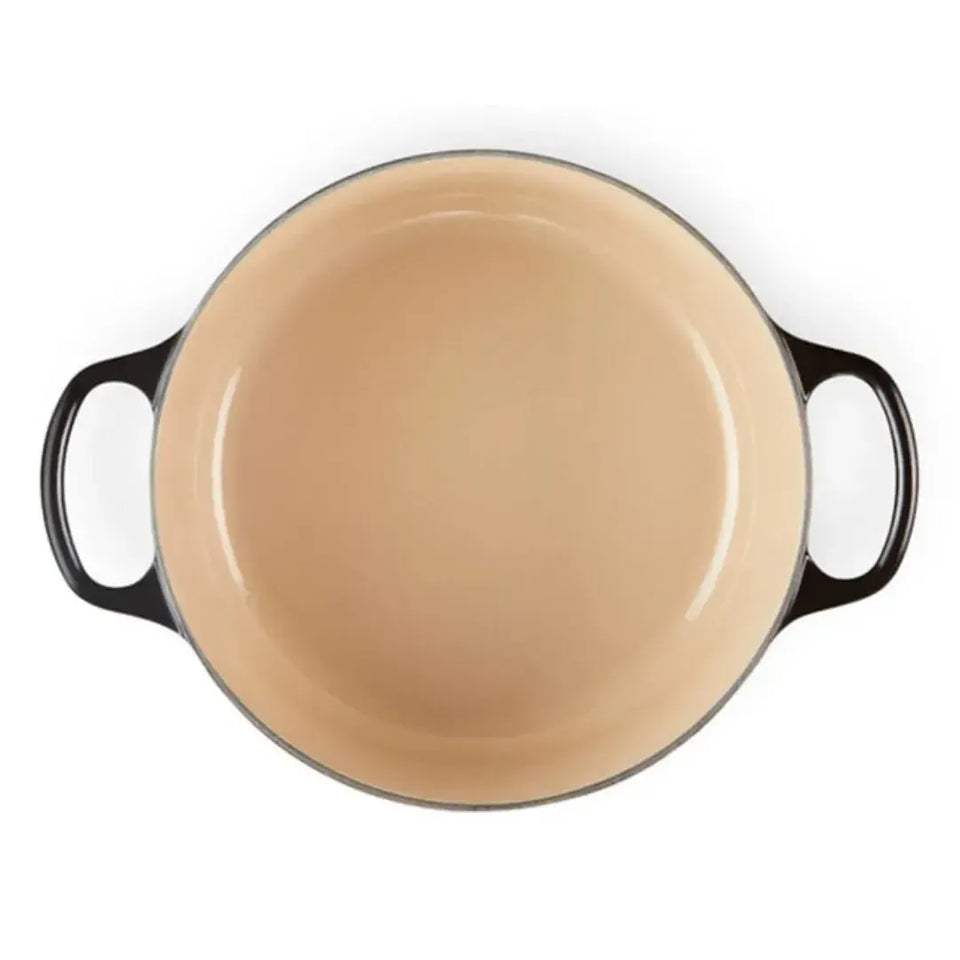 Panela Le Creuset Redonda Signature Black Onyx 2,4L 20cm