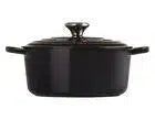 Panela Le Creuset Redonda Signature Black Onyx 3,3L 22cm