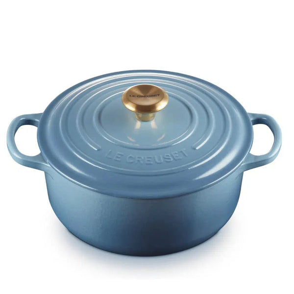 Panela Le Creuset Redonda Signature Chambray 2,4L 20cm