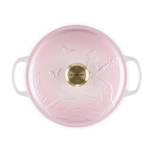 Panela Le Creuset Redonda Signature Glinda Wicked Collection Shell Pink 4,2L 24cm