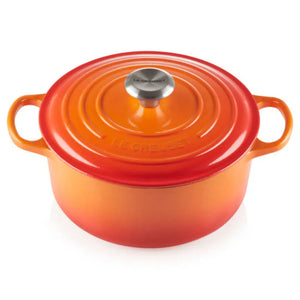 Panela Le Creuset Redonda Signature Laranja 1,3L 16cm