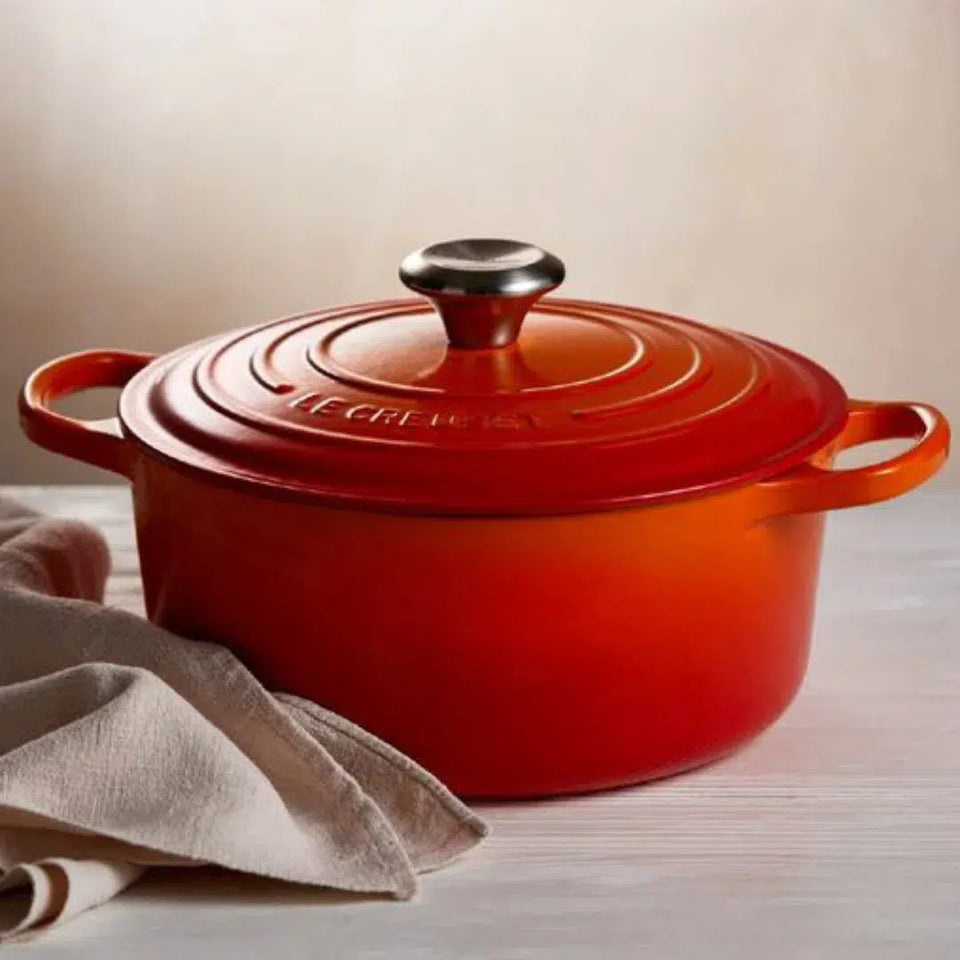 Panela Le Creuset Redonda Signature Laranja 1,3L 16cm