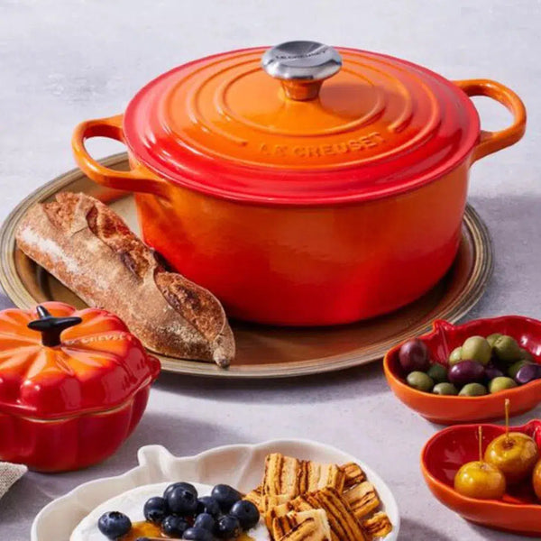 Panela Le Creuset Redonda Signature Laranja 1,3L 16cm