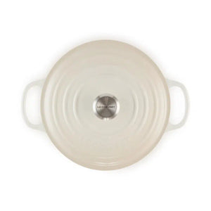 Panela Le Creuset Redonda Signature Meringue 5,3L 26cm