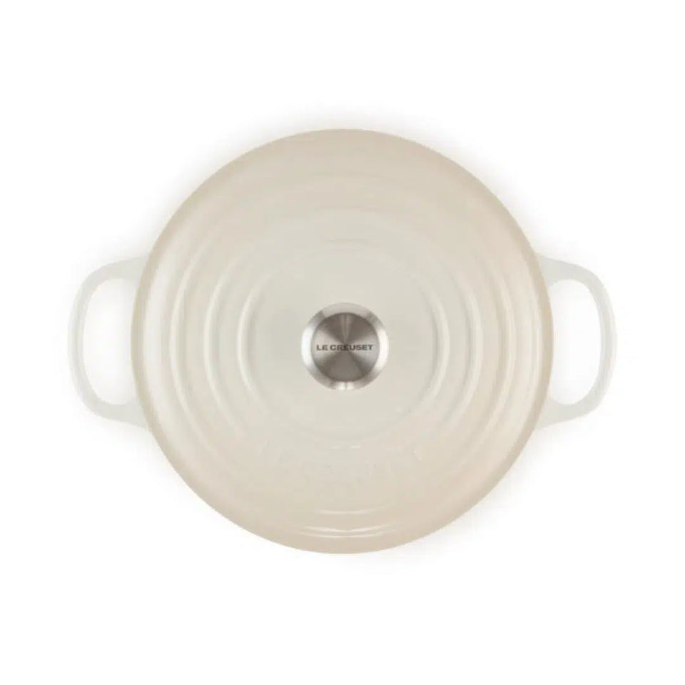 Panela Le Creuset Redonda Signature Meringue 5,3L 26cm